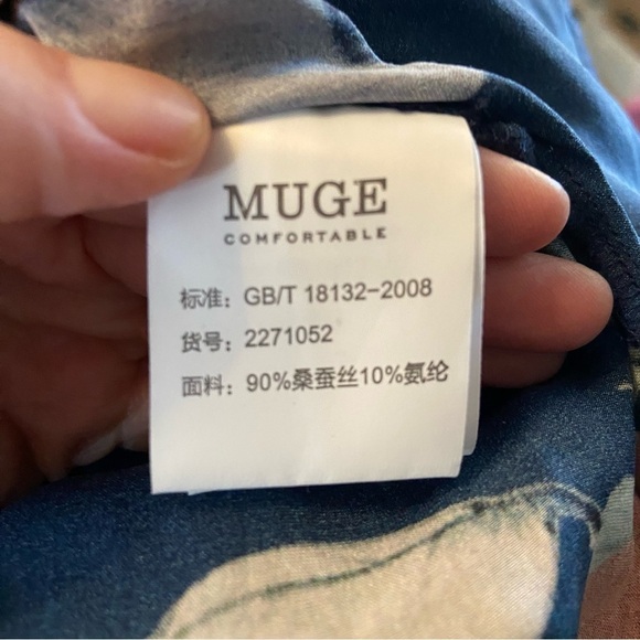 Muge women’s floral tunic blouse in size  4 - Picture 7 of 9